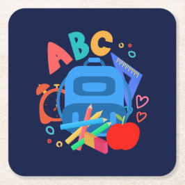 PORTA-COPO DE PAPEL QUADRADO ABC