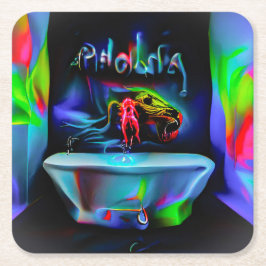 Porta-copo De Papel Quadrado Ablutofobia 2