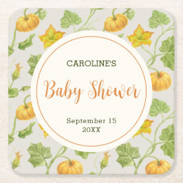 Porta-copo De Papel Quadrado abóbora aquosa