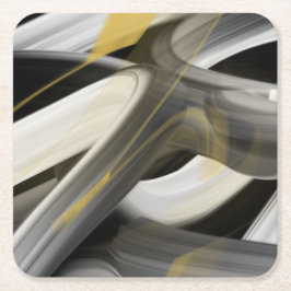 Porta-copo De Papel Quadrado Abstrato do Porta copos Trend Interior Decore Pret