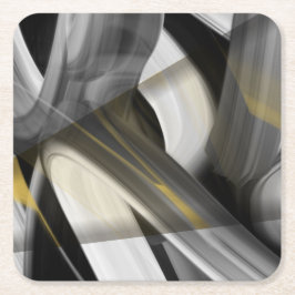 Porta-copo De Papel Quadrado Abstrato do Porta copos Trend Interior Decore Pret