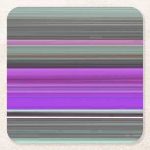 Porta-copo De Papel Quadrado Abstrato nº 1: Roxo e cinzas