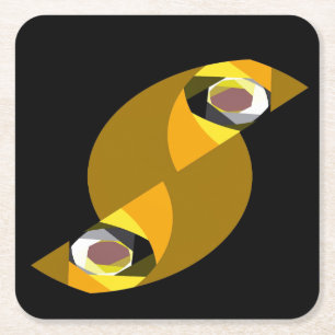 PORTA-COPO DE PAPEL QUADRADO ABSTRATO OWL