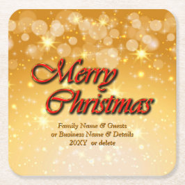 Porta-copo De Papel Quadrado Adicionar Nome Editar Texto Correspondente ao Nata