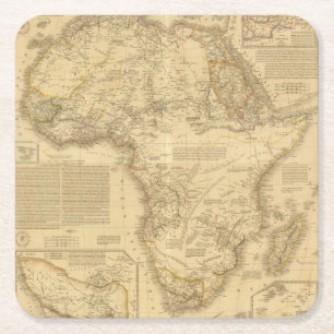 Porta-copo De Papel Quadrado África 5
