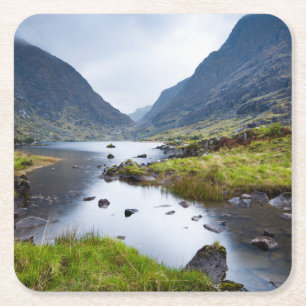 Porta-copo De Papel Quadrado Água Lacuna de Dunloe County Kerry Irlanda