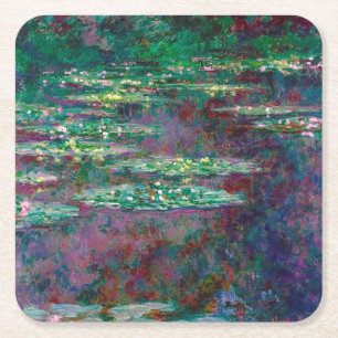 Porta-copo De Papel Quadrado Água Lily Pond, Monet