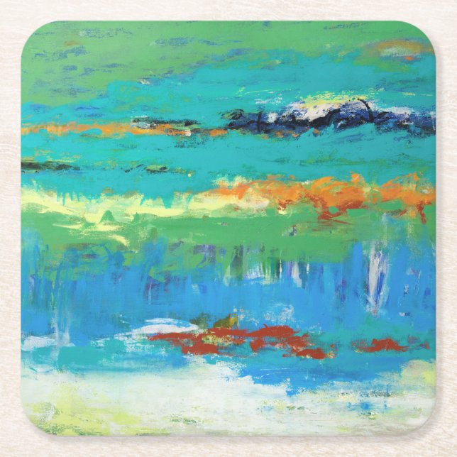 Porta-copo De Papel Quadrado Além disso (Frente)