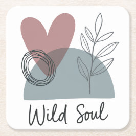 Porta-copo De Papel Quadrado Alma Selvagem