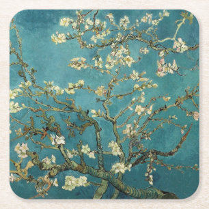 Porta-copo De Papel Quadrado Almond Blossom