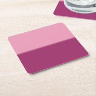 Porta-copo De Papel Quadrado Amaranth Pink e Amaranth