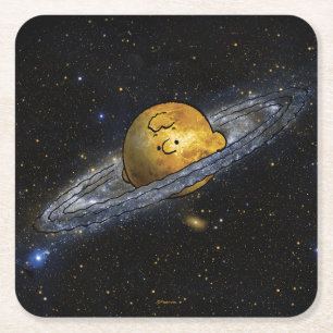 Porta-copo De Papel Quadrado Amendoins Charlie Brown Spaced Out