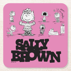 Porta-copo De Papel Quadrado Amendoins   Sally Brown