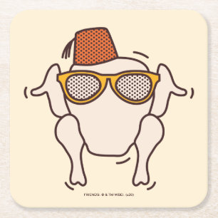 Porta-copo De Papel Quadrado AMIGOS™   Ação de amizade