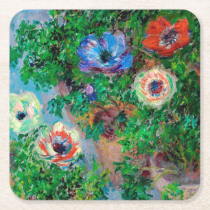 Porta-copo De Papel Quadrado Anemone, Monet