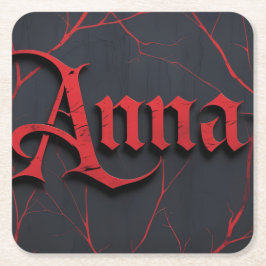 Porta-copo De Papel Quadrado Anna In Gothic