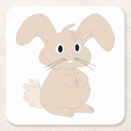 Porta-copo De Papel Quadrado Ano do Coelho 2023