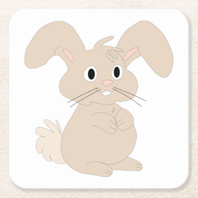 Porta-copo De Papel Quadrado Ano do Coelho 2023 (Frente)