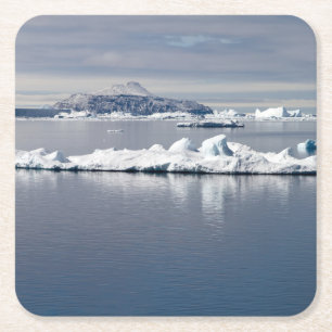 Porta-copo De Papel Quadrado Antarctica landscape