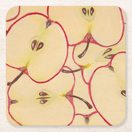Porta-copo De Papel Quadrado Apple coaster