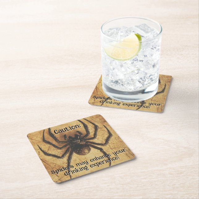 Porta-copo De Papel Quadrado 🕷️ Aranha-Aranha-Aranha-Aranha-Aranha HALLOWEEN B (Insitu)