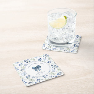 Porta-copo De Papel Quadrado Arco de Amoras Berry Sweet