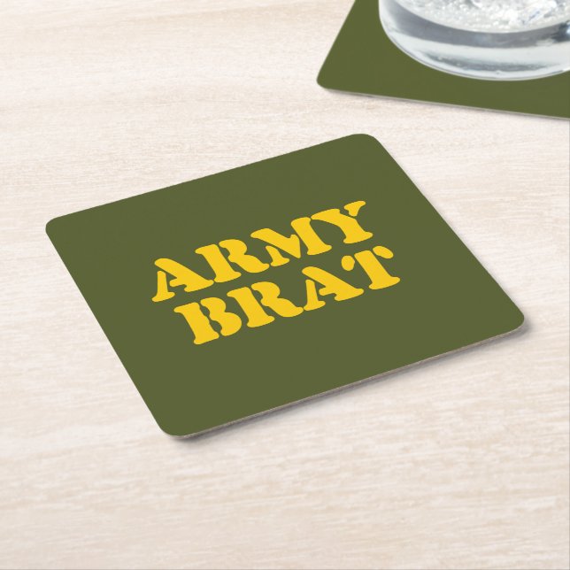 PORTA-COPO DE PAPEL QUADRADO ARMY BRAT (Inclinado)