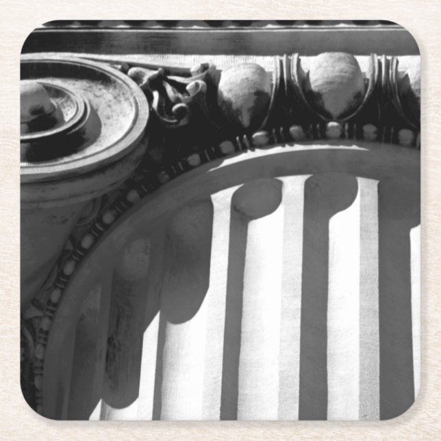 Porta-copo De Papel Quadrado Arquitetura NYC III (Frente)