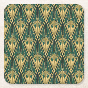Porta-copo De Papel Quadrado Art Deco Paper Napkins