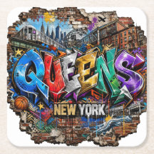 Arte de Parede com Grafite de Queens Nova York