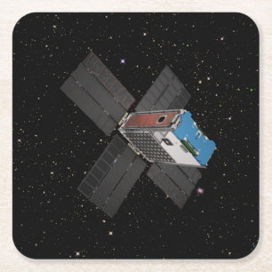 Porta-copo De Papel Quadrado Artemis BioSentinel CubeSat