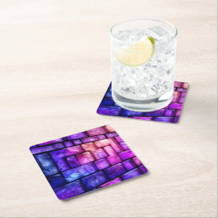 Porta-copo De Papel Quadrado Artsy Porta copos