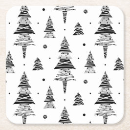 Porta-copo De Papel Quadrado árvore de Natal