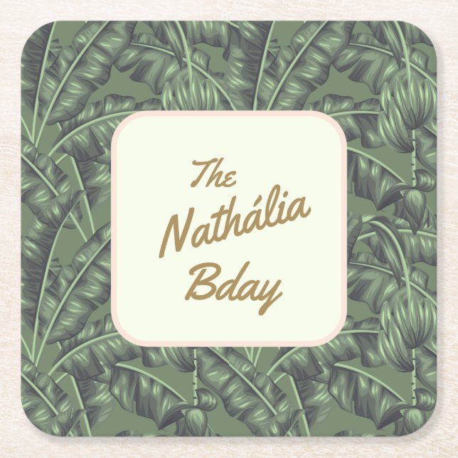 Porta-copo De Papel Quadrado As Cabanas (Frente)