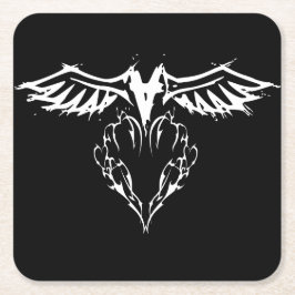 Porta-copo De Papel Quadrado Asas do amor