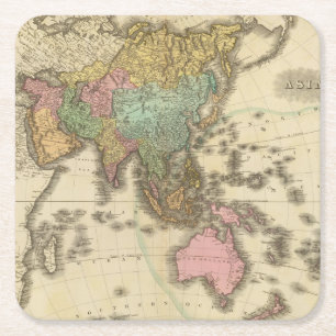 Porta-copo De Papel Quadrado Ásia 39