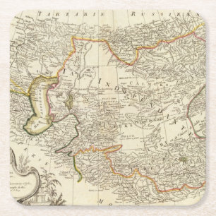 Porta-copo De Papel Quadrado Ásia central