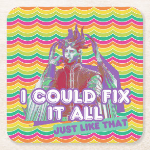 Porta-copo De Papel Quadrado Assim Como Aquela Porta copos