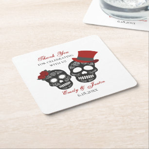 Porta-copo De Papel Quadrado Até que a morte nos faça parte   Pasta De Papel Fa