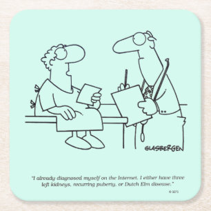 Porta-copo De Papel Quadrado Autodiagnóstico