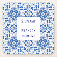 Azulejos Portugueses Casamento Azul Mediterrâneo