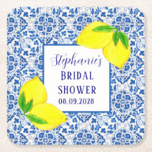 Azulejos Portugueses Limão Chuveiro de Noiva Medit