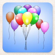 Balões de Aniversário de Papel Absorvente