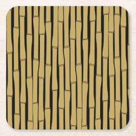 Porta-copo De Papel Quadrado Bamboo Pattern