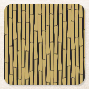 Porta-copo De Papel Quadrado Bamboo Pattern