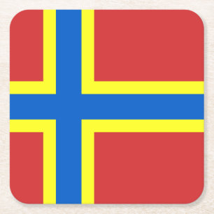 Porta-copo De Papel Quadrado Bandeira da Porta copos de Papel Quadrado Orkney