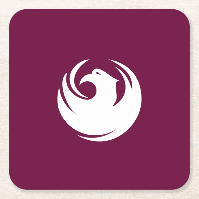 Porta-copo De Papel Quadrado Bandeira de Phoenix, Arizona (Frente)