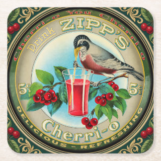 PORTA-COPO DE PAPEL QUADRADO BANDEJA DE DICA VINTAGE ZIPP'S C1900