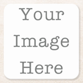 Porta-copo De Papel Quadrado Bandeja Personalizada de Arenito com Foto – Person