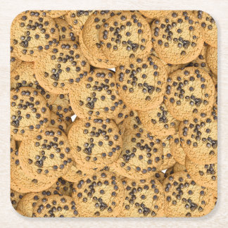 Porta-copo De Papel Quadrado Bandejas de Padrão de Biscoito Realista Sem Costur